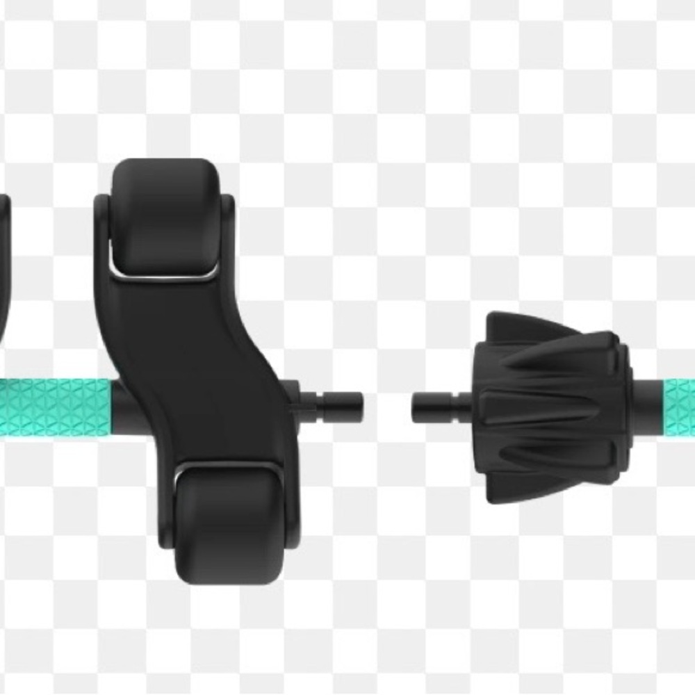 Chirp contour massage rollers for portable table